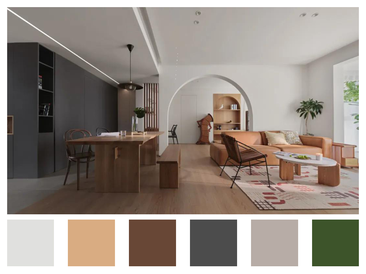 質(zhì)感與溫度交融，木質(zhì)的藝術(shù)之家，簡約線條勾勒多樣生活