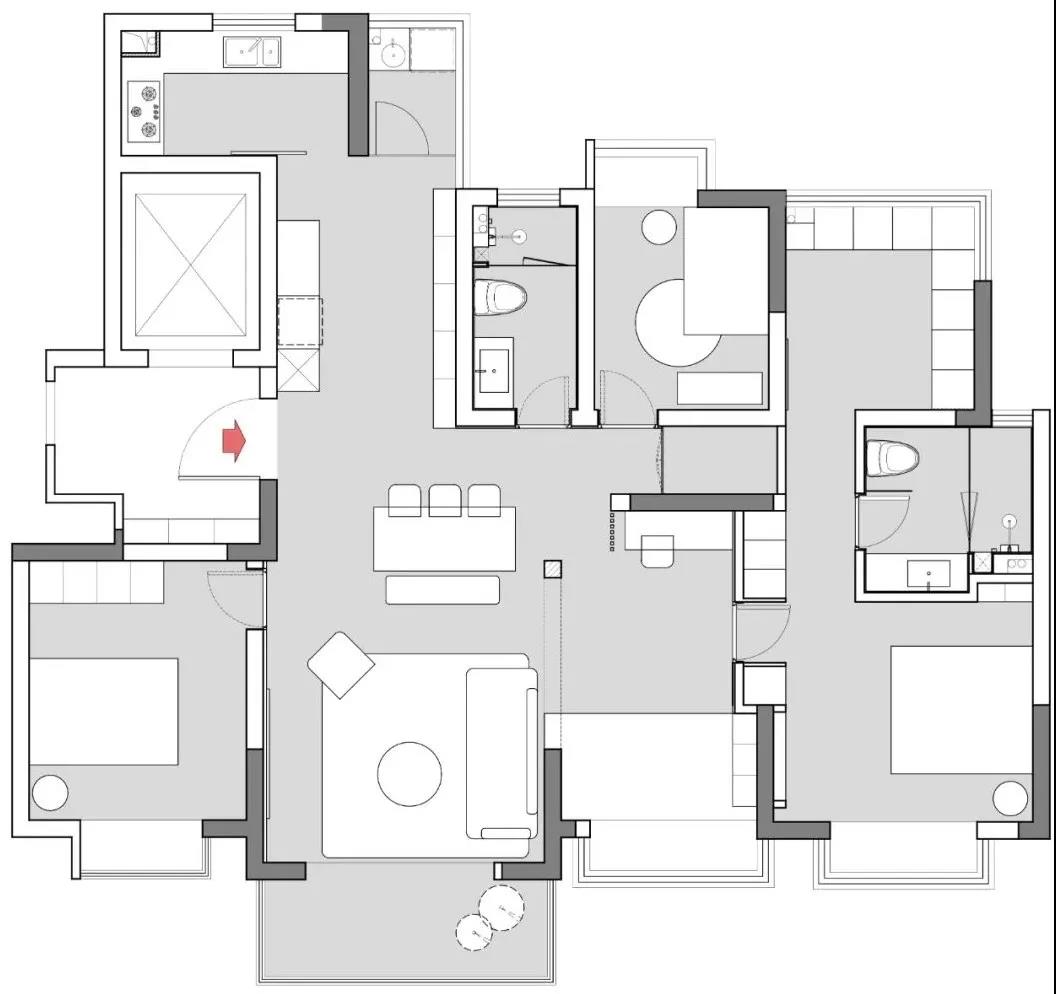 質(zhì)感與溫度交融，木質(zhì)的藝術(shù)之家，簡約線條勾勒多樣生活