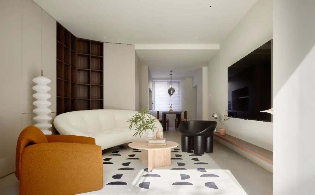 氛圍捕手丨前沿家私搭配時尚布設，渲染美女警察ins風美宅