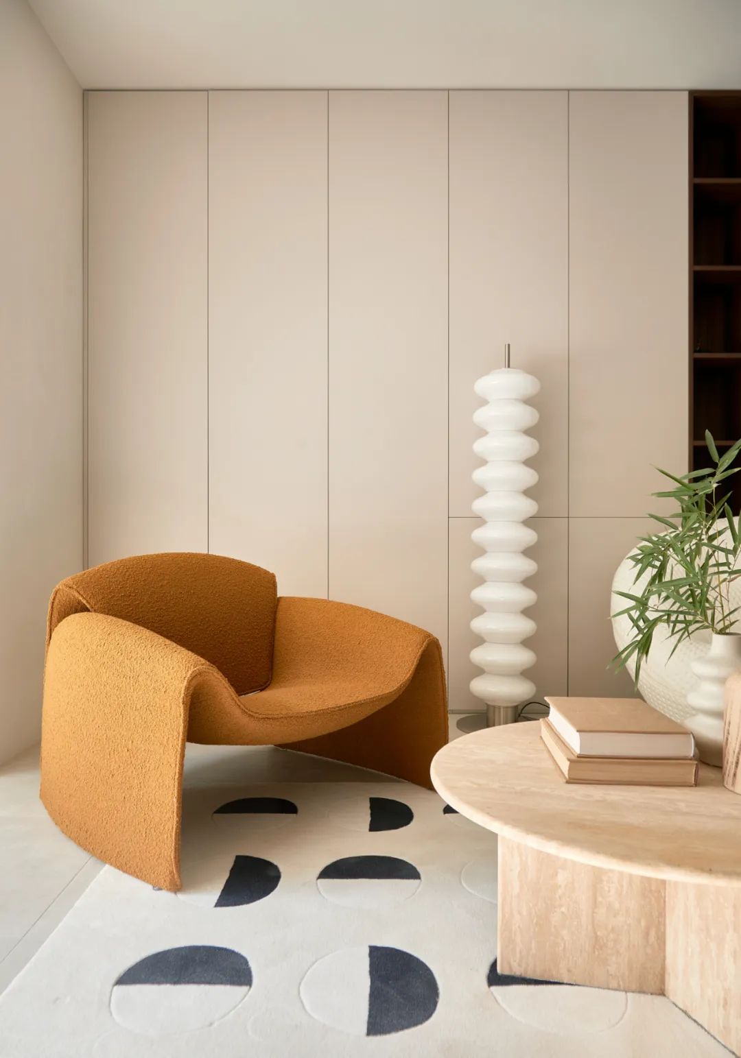 氛圍捕手丨前沿家私搭配時尚布設，渲染美女警察ins風美宅