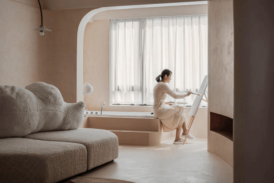 來一支草莓味的“冰激凌”，走進(jìn)藝術(shù)總監(jiān)的侘寂之家