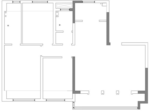 三室爆改住下一家六口，還有衣帽間和獨立書房