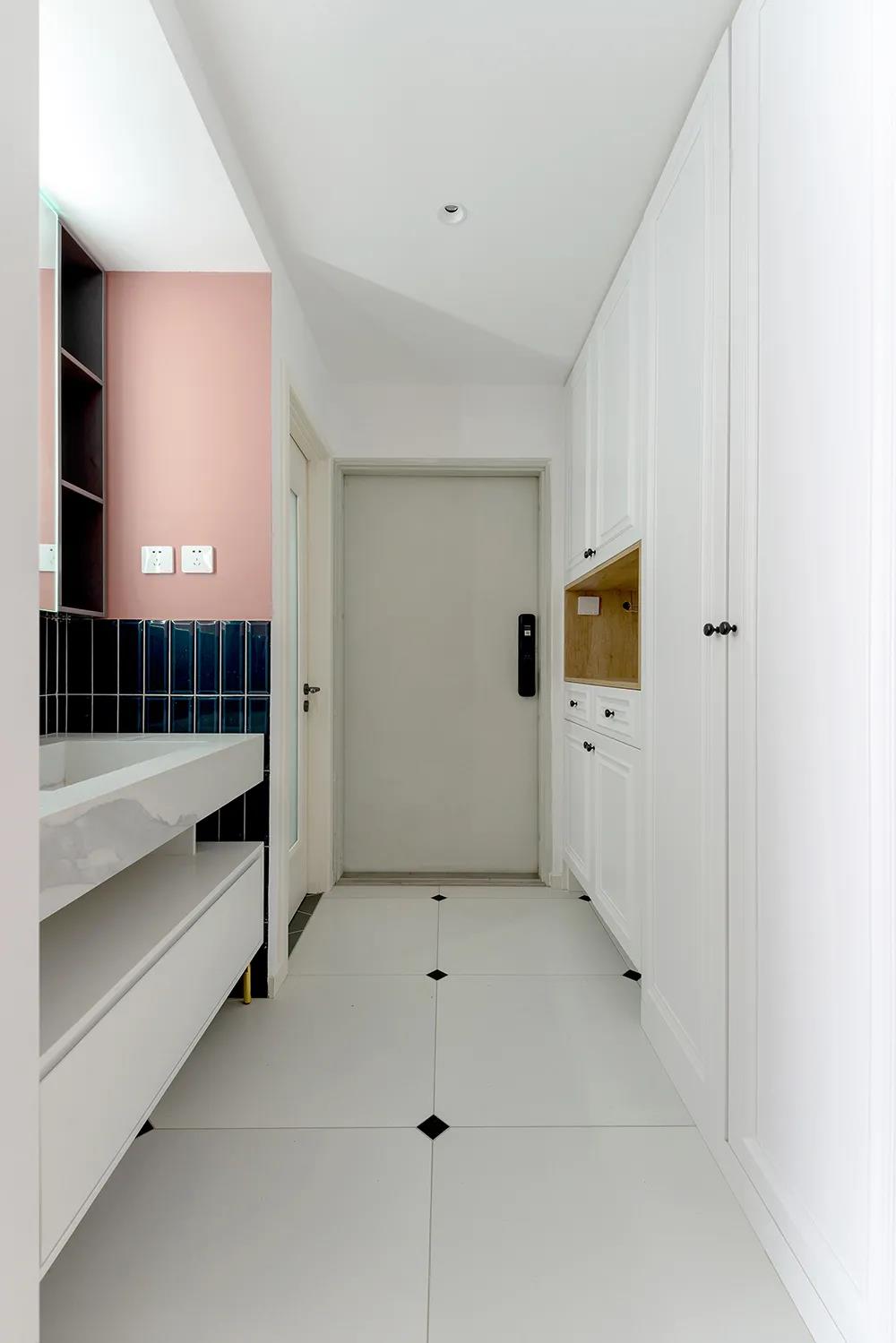 莫蘭迪色背景墻、廚房自帶落地窗...100㎡超治愈，快收藏