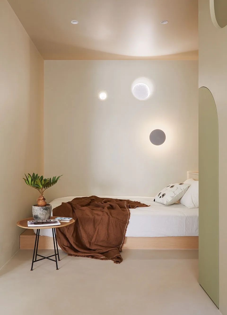 弧型洞口的浪漫丨全景餐廳+奶油色系，享受輕奢居住體驗(yàn)