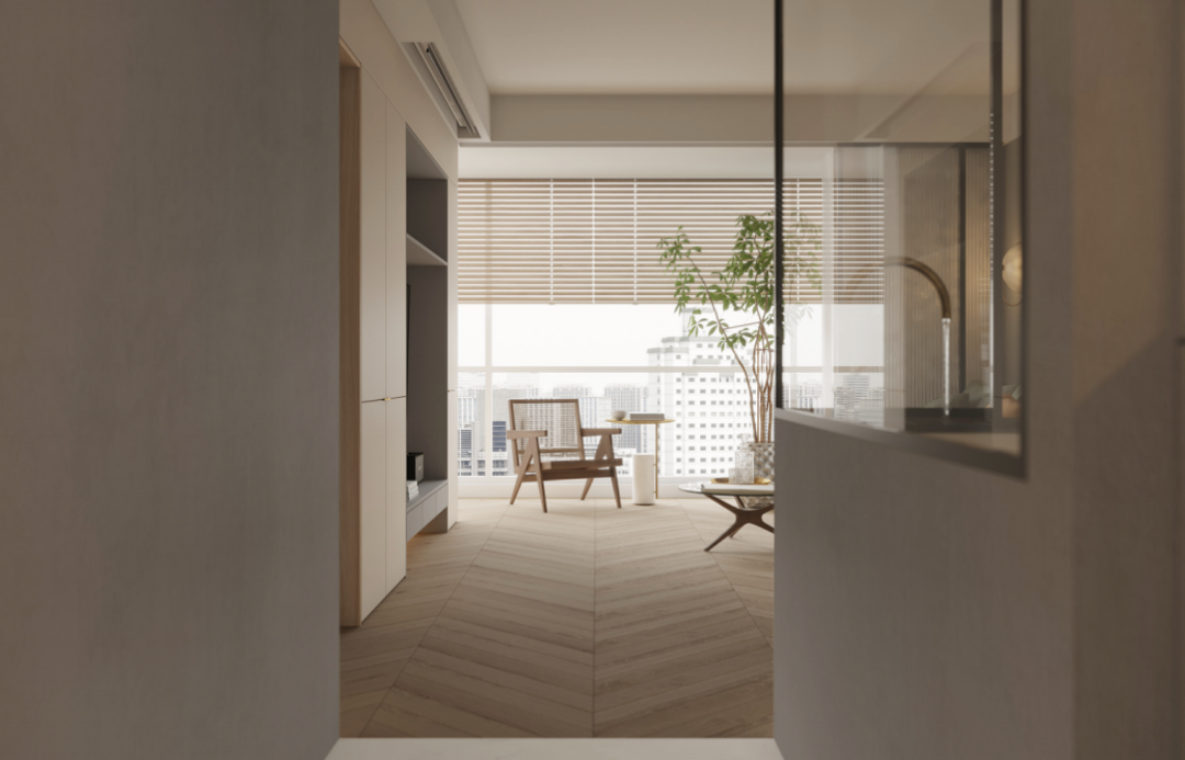 廚房沒采光、客廳面積小的滿分處理，輕松打造禪意小三室