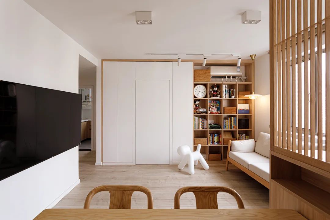 舊房改造教科書丨“角落潮設計”，書房、餐吧全部安排