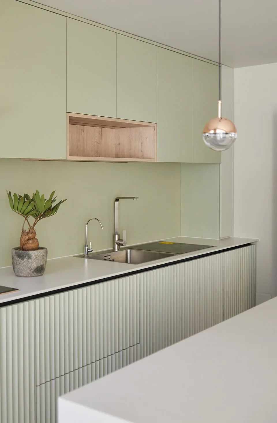 弧型洞口的浪漫丨全景餐廳+奶油色系，享受輕奢居住體驗(yàn)