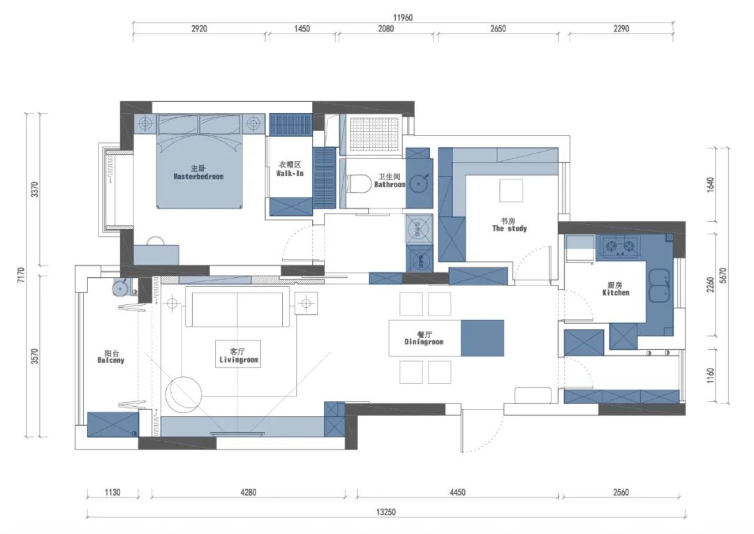入戶(hù)新思路丨島臺(tái)代替玄關(guān)柜，把通透做到極致