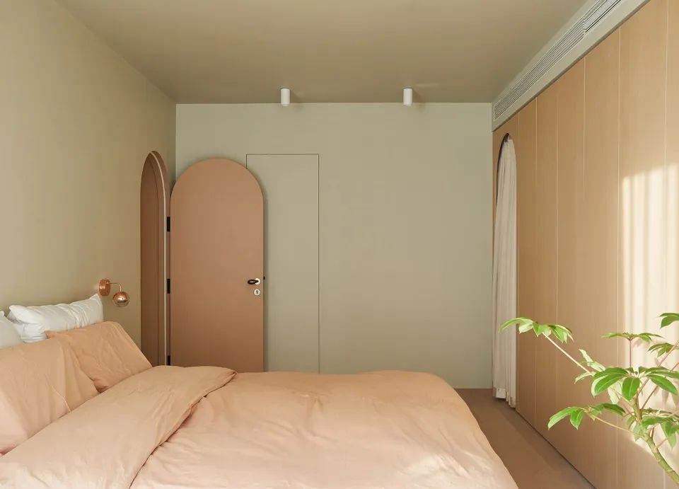 弧型洞口的浪漫丨全景餐廳+奶油色系，享受輕奢居住體驗(yàn)