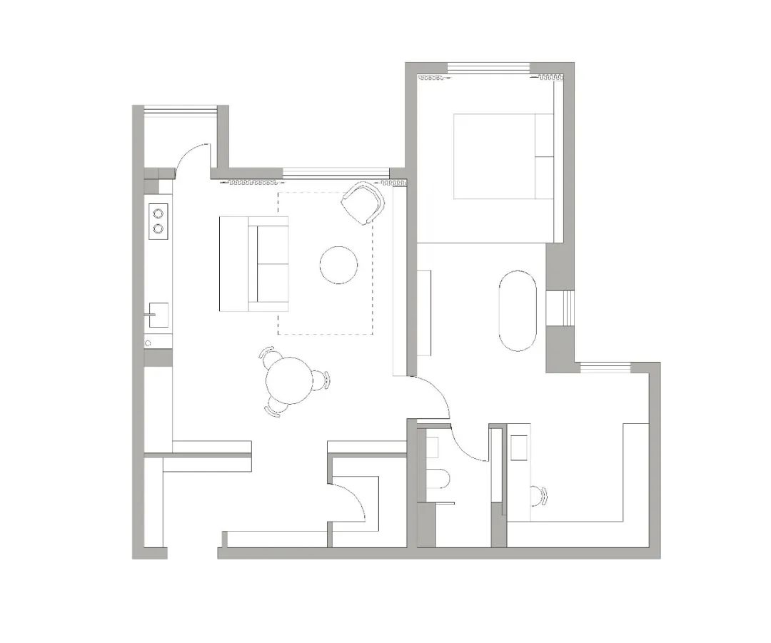 “親近陽光的客廳”96㎡新婚房開啟「空間無界新美學(xué)」	