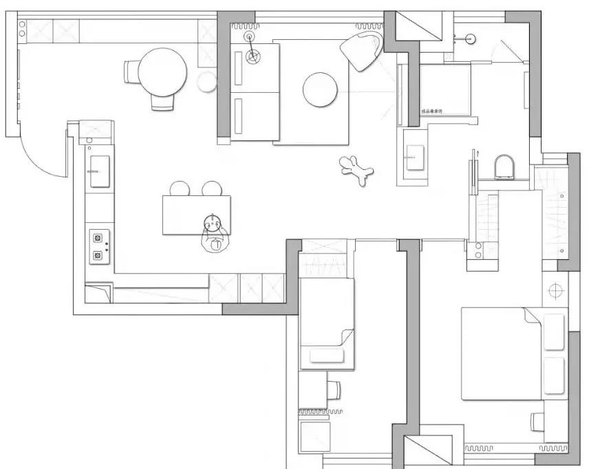 上海辣媽の生活智慧，入戶區域變餐廳，空間利用率max	