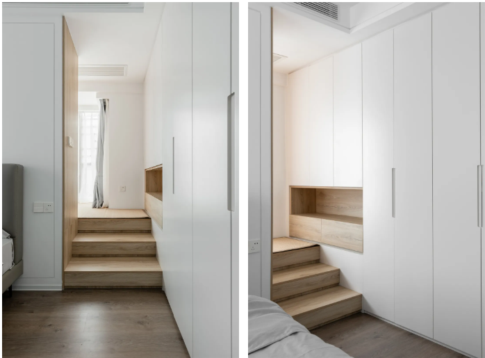 高級感大平層：飄窗別打通了！他家神奇改造多一室