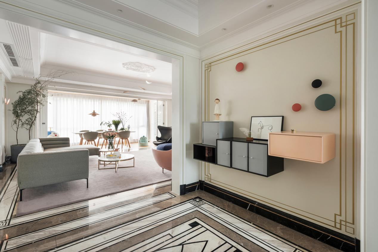  功能已達上限！設計師巧用158㎡實現6口之家擴容秘技  學姐  戶型 四居室 使用面積 158㎡ 