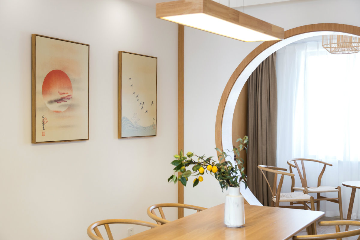 「意境玄關、月洞門」打造美得不像話的125㎡MUJI韻味宅