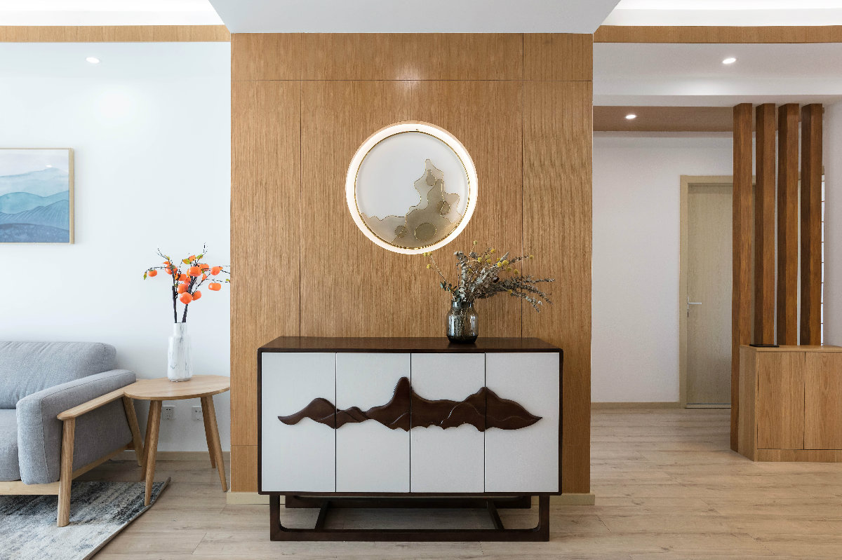 「意境玄關、月洞門」打造美得不像話的125㎡MUJI韻味宅