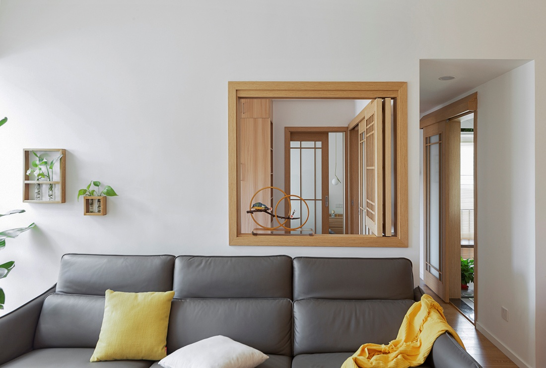 「退休生活」送爸媽90㎡日式暖宅，N處細節讓人看紅眼眶