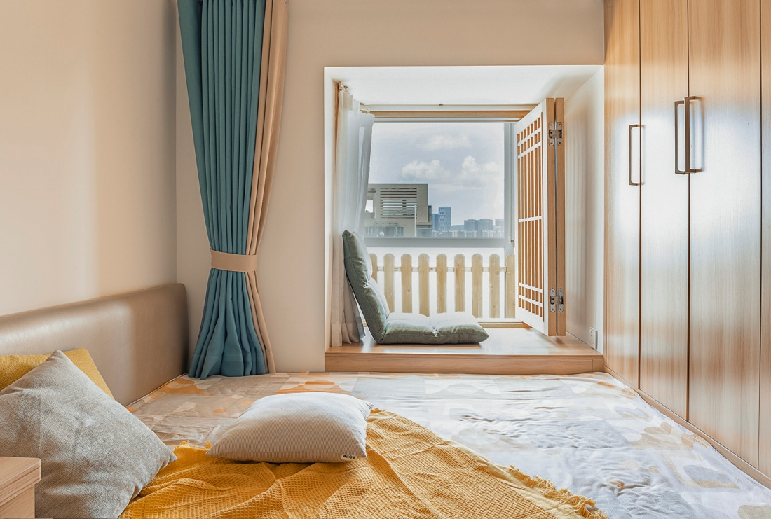 「退休生活」送爸媽90㎡日式暖宅，N處細節讓人看紅眼眶