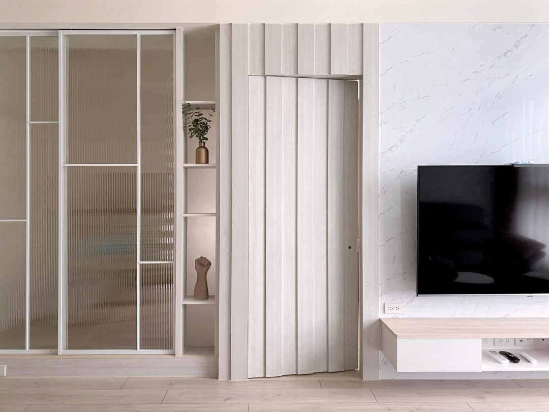 榻榻米兒童書房+步入式衣帽間，73㎡「北歐風(fēng)」全是寶藏