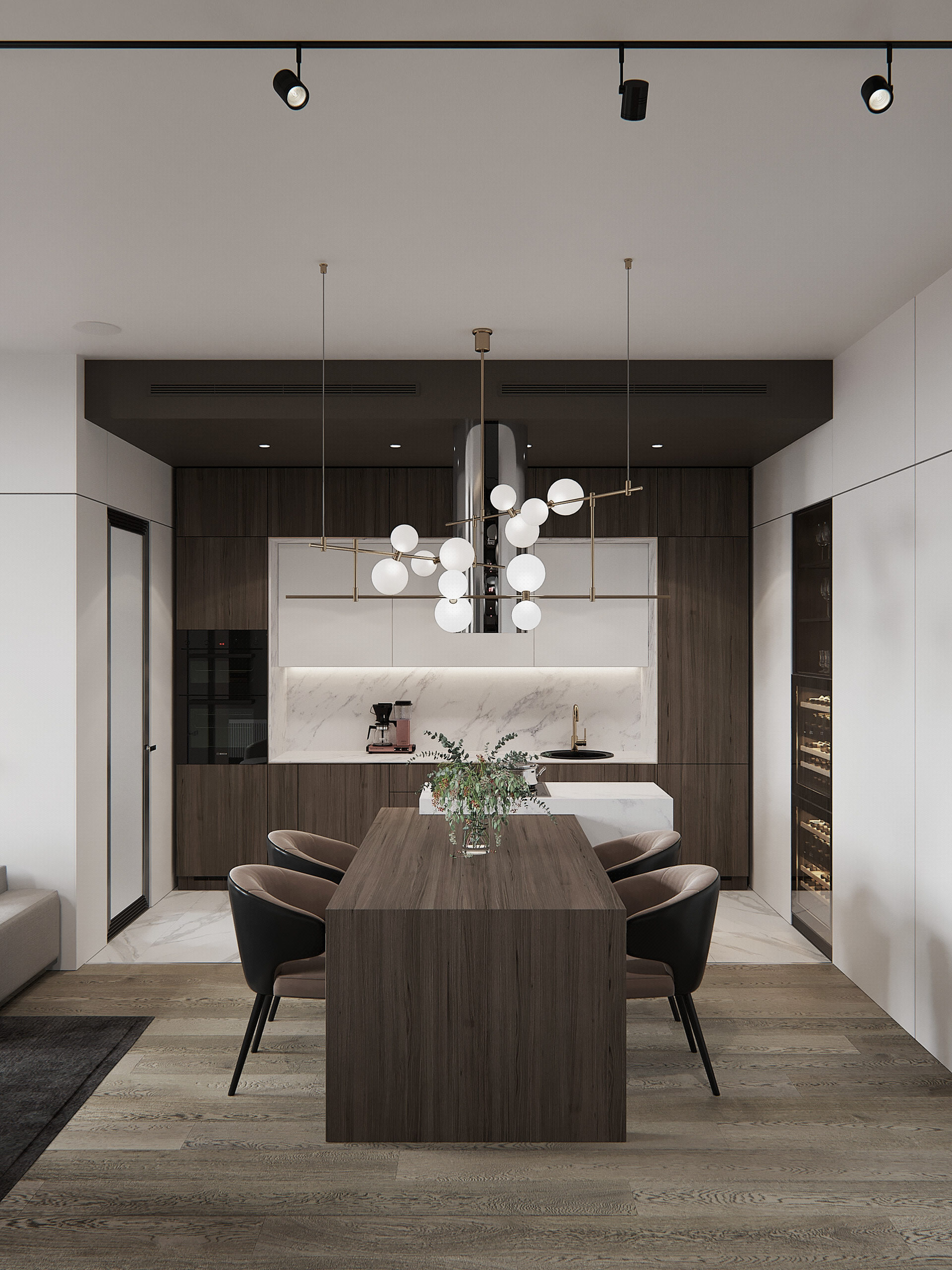 蘇州95㎡『摩登貴族宅』，坐擁藝術長廊+“展館餐廳”