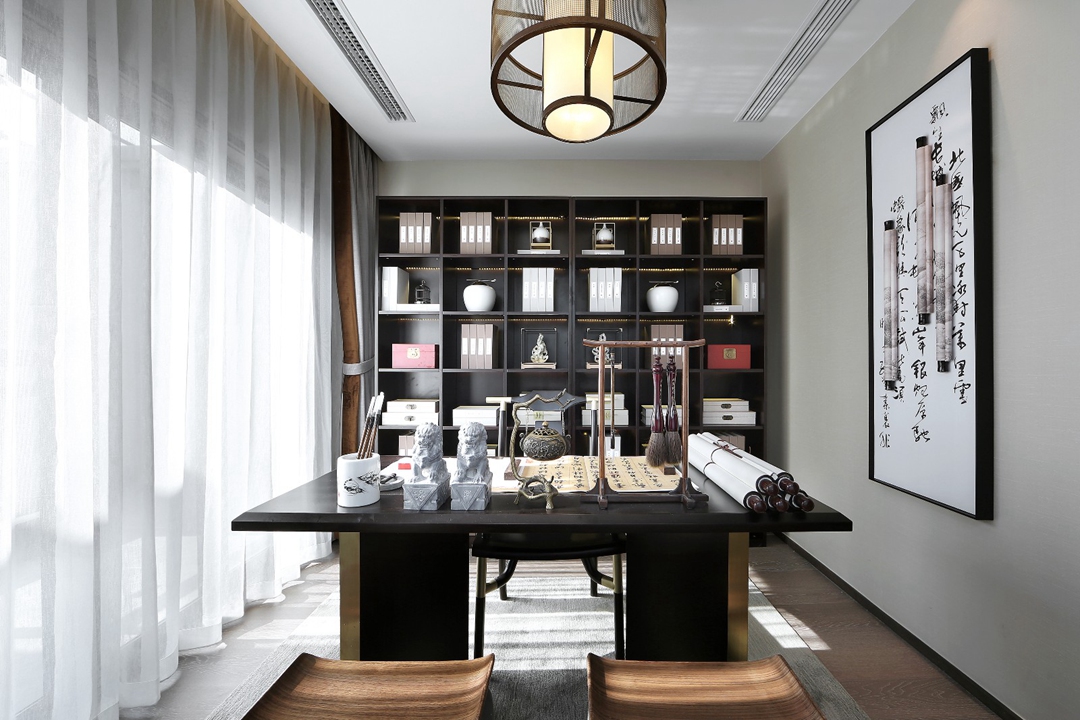 廣州148㎡坐擁書房、茶室、衣帽間，真正的[國風華宅]！