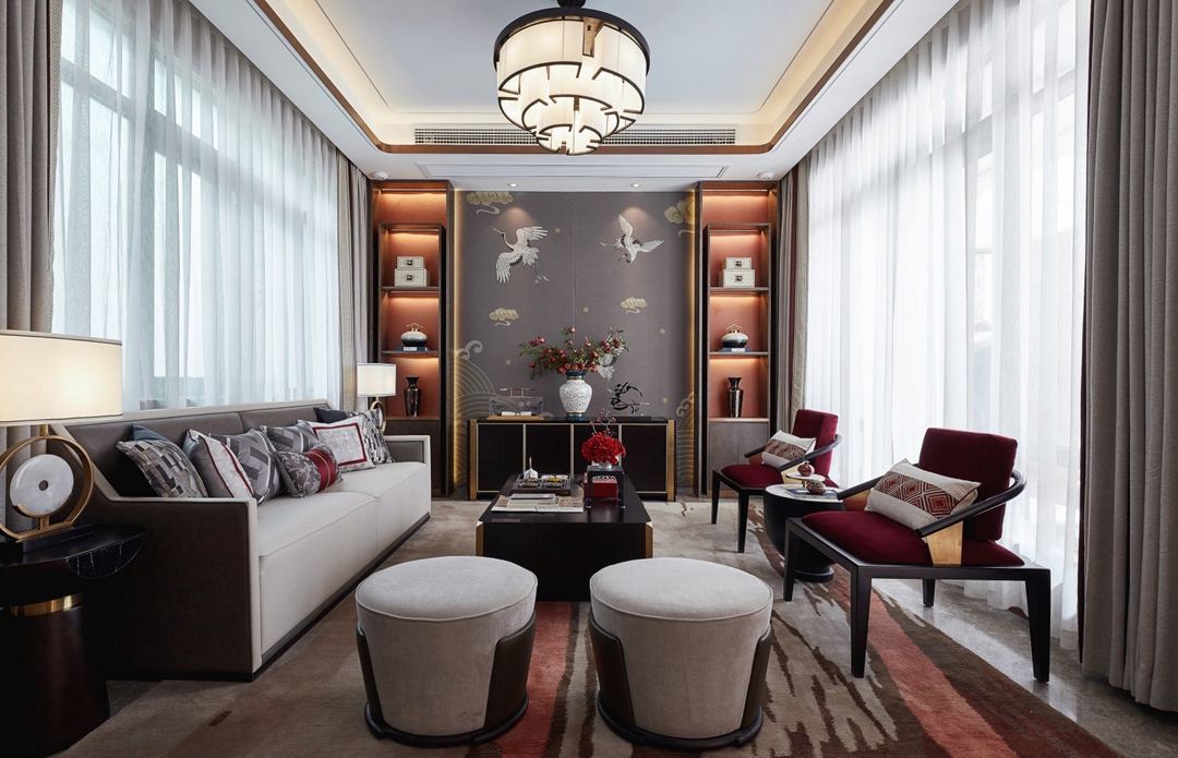 廣州148㎡坐擁書房、茶室、衣帽間，真正的[國風華宅]！