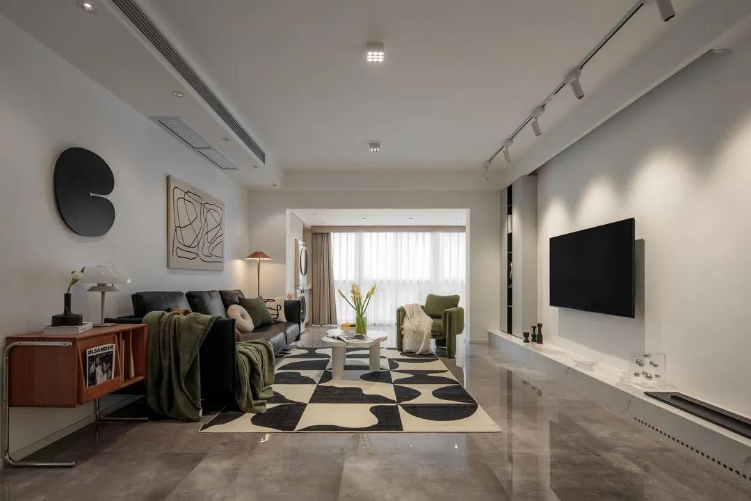 廣州夫妻買下120㎡全景通透大橫廳，打造會(huì)呼吸的家