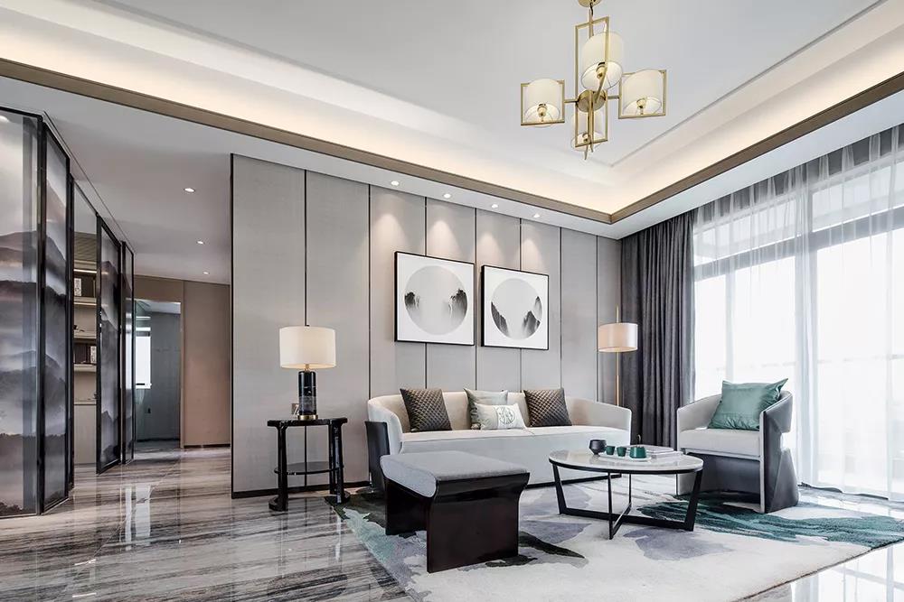 120㎡三室變四室，山水屏風(fēng)隔出書房，仿佛置身江南水鄉(xiāng)