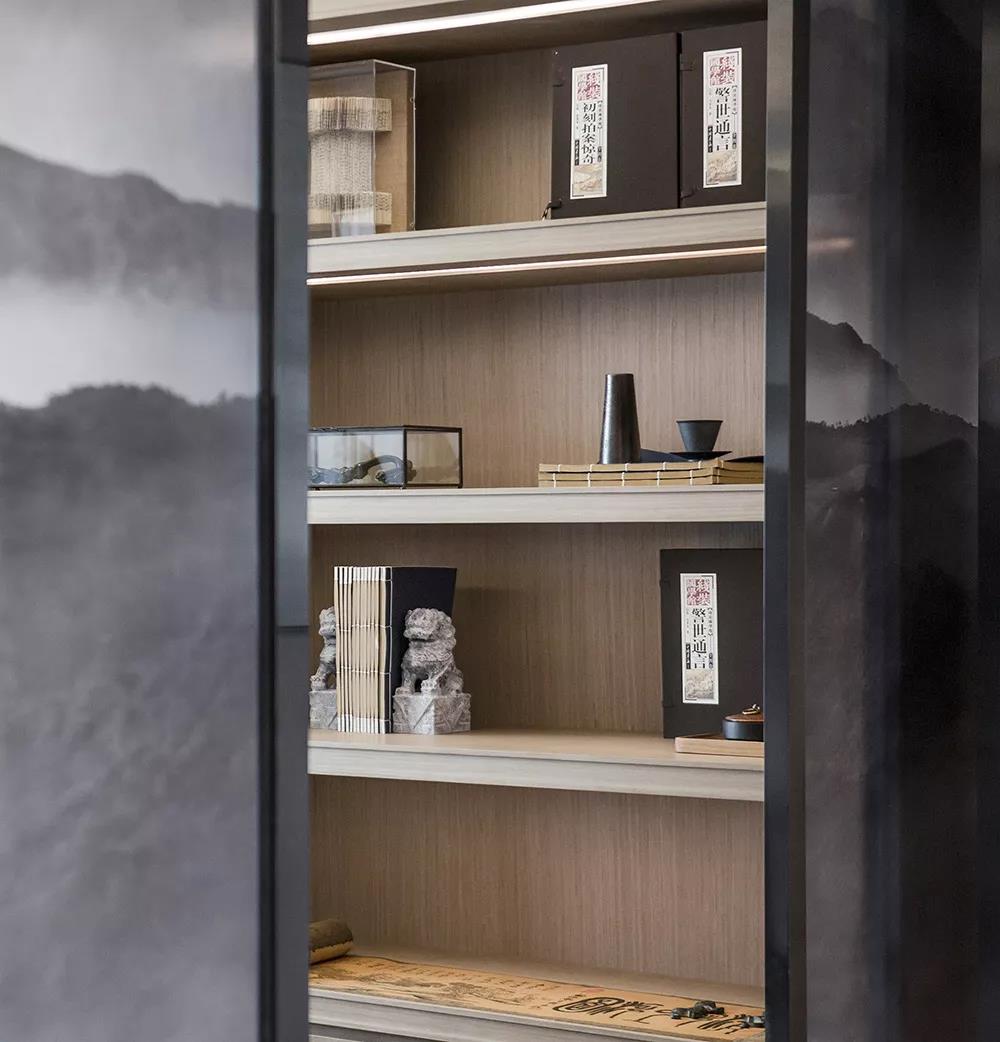 120㎡三室變四室，山水屏風(fēng)隔出書房，仿佛置身江南水鄉(xiāng)