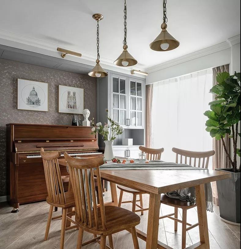 “奇葩戶型”完美變身優雅美式三居，原來鋼琴可以這樣放！
