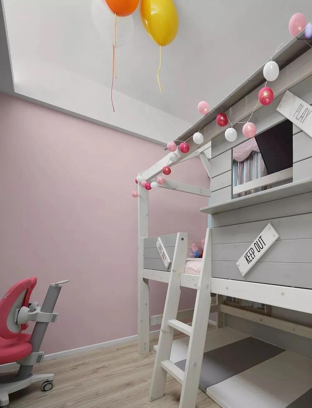 108㎡溫馨親子房，女兒最愛的摩爾莊園小木屋，刷爆朋友圈