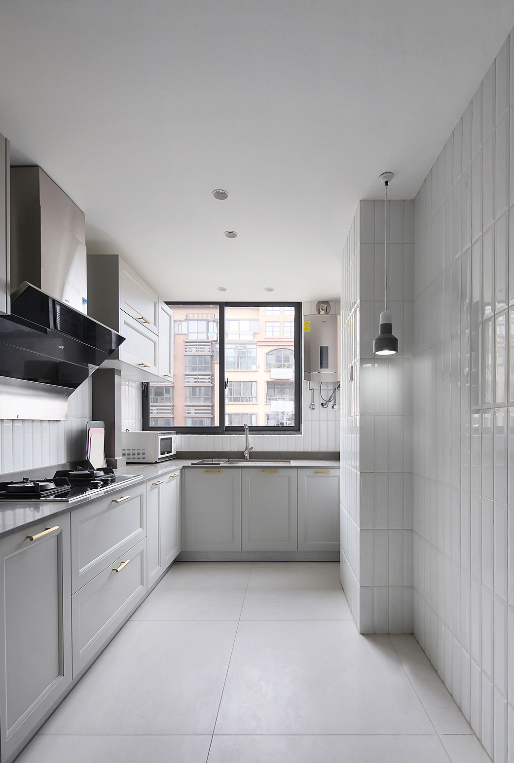 廊坊105㎡北歐陽光宅，高級灰+莫蘭迪色，光影與質(zhì)感交融