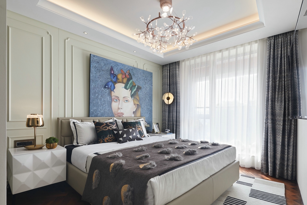 看完鄰居家輕奢風背景墻，簡直想把我家大白墻砸了