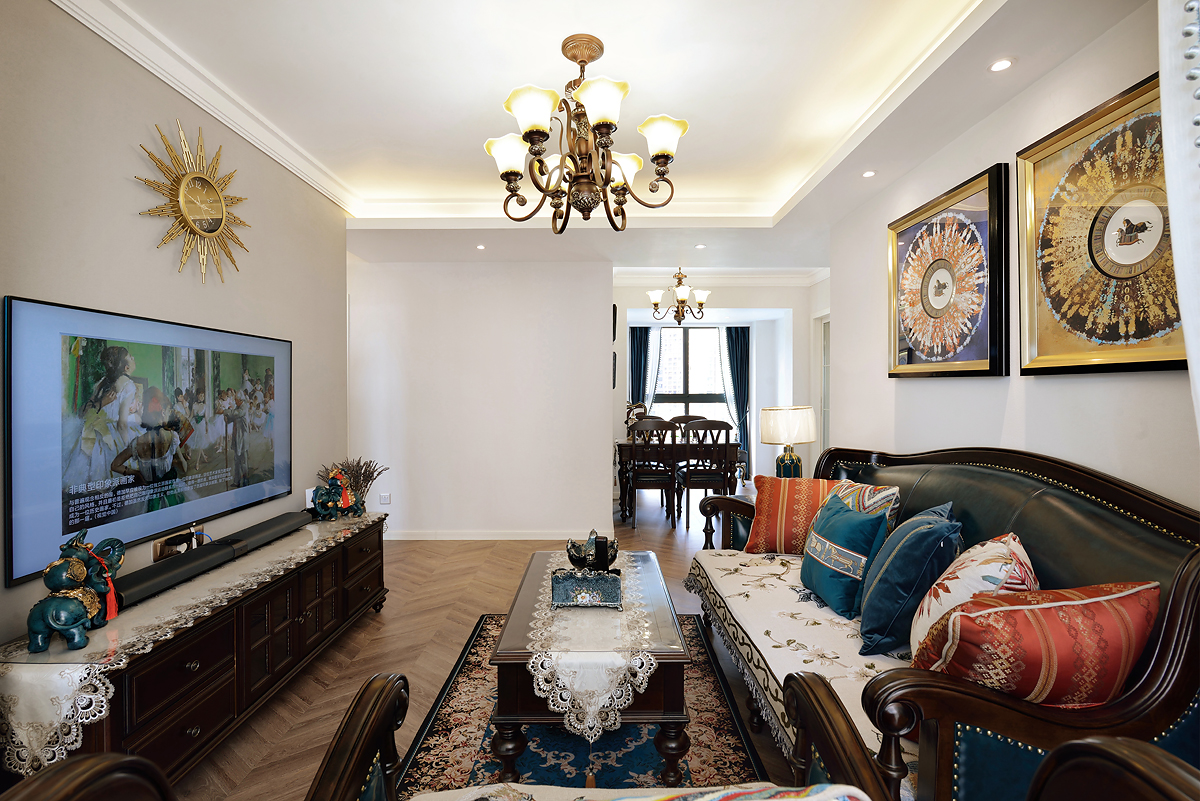 80㎡美式復(fù)古兩居，古典精致帶你回到淘金時(shí)代