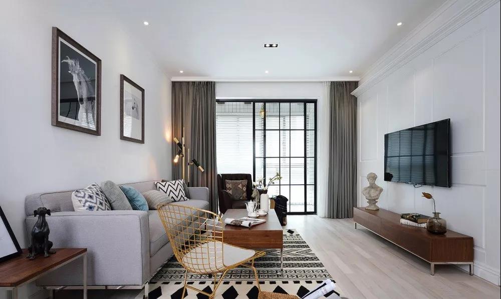 成都115㎡兩居詮釋文藝北歐風，整面涂鴉墻，難怪鄰居小孩常來