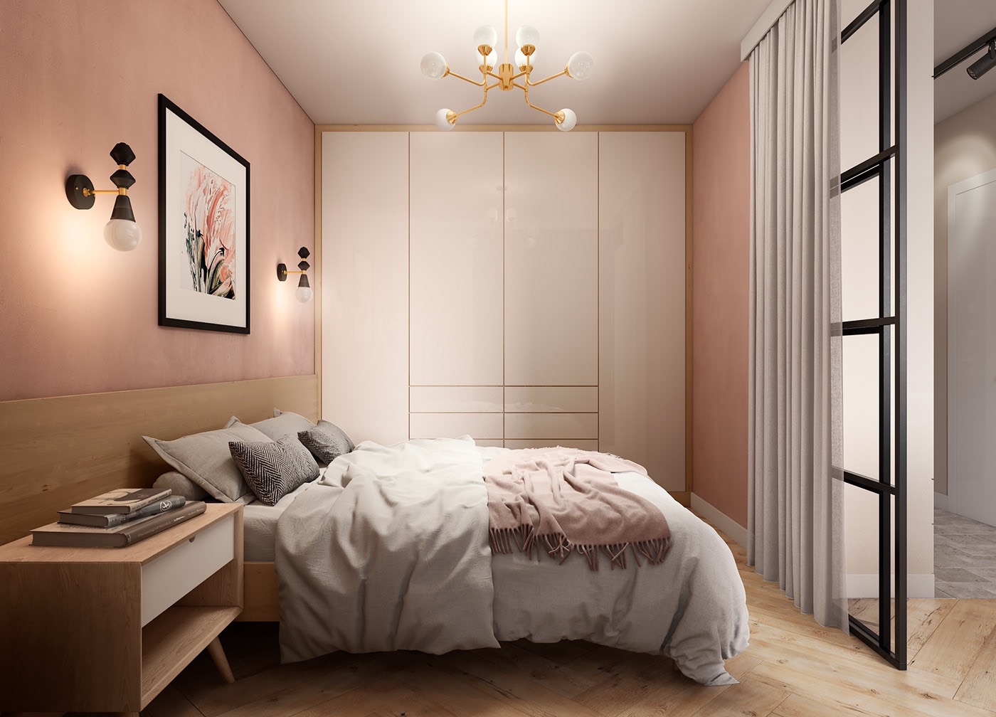 室內光線昏暗怎么辦，不如試試玻璃全屋，這套輕奢簡約宅火了	