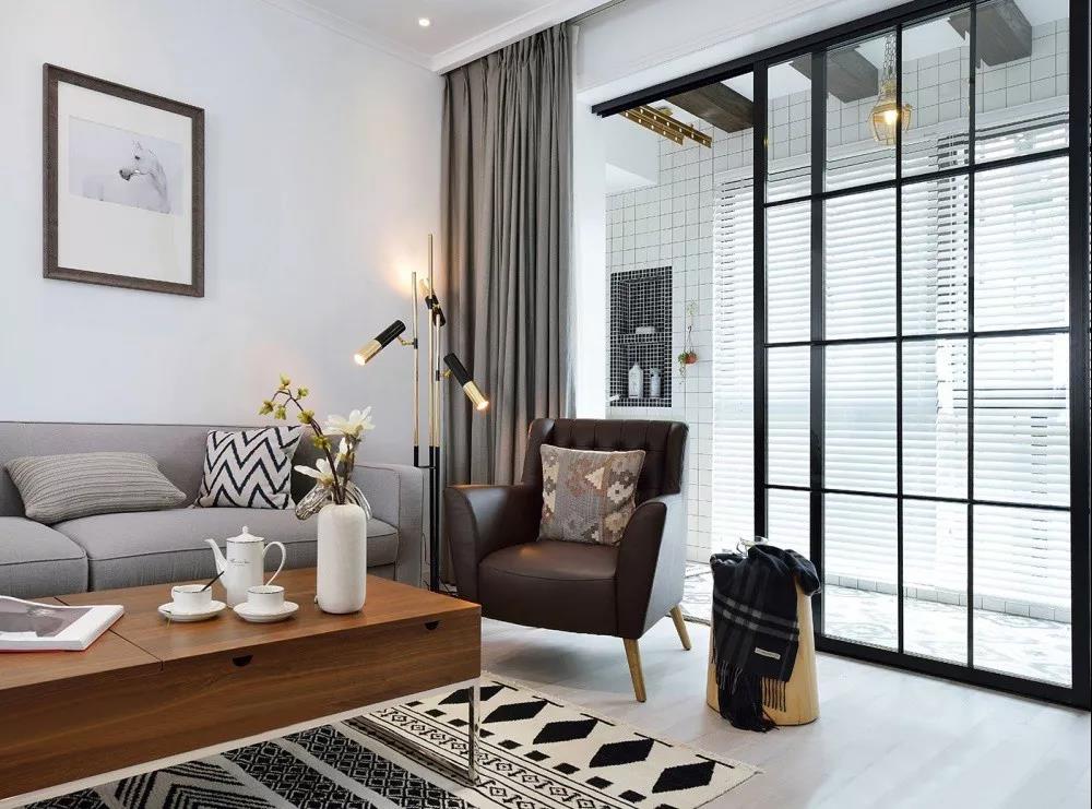 成都115㎡兩居詮釋文藝北歐風，整面涂鴉墻，難怪鄰居小孩常來