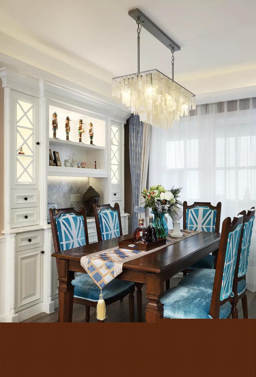 超時髦美式120㎡廣州老房，玩的都是大戶型標配