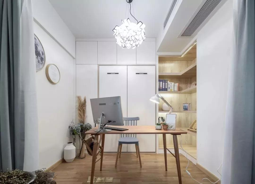 小兩口102㎡婚房，死活要裝辦公區，沒想到效果好到爆炸！