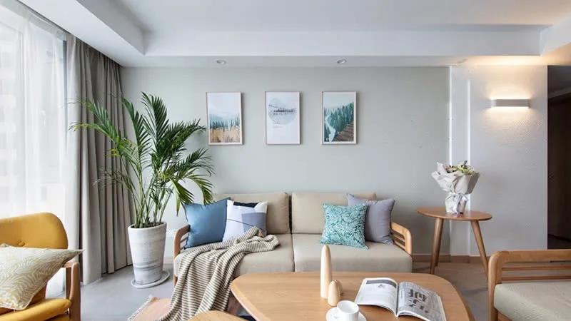 上海夫妻120㎡清新和風暖宅，空間利用100%！