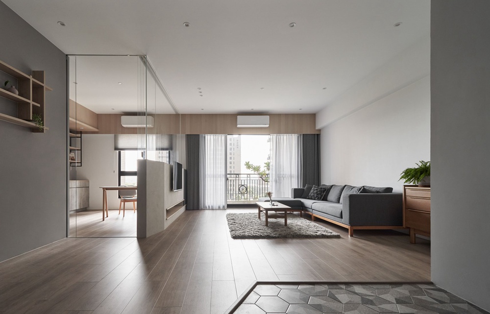 124㎡「自然環(huán)保」的家，獨(dú)立衣帽間+陽光書房，清爽又自在