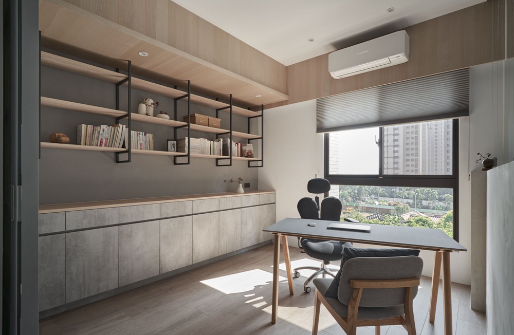 124㎡「自然環(huán)保」的家，獨(dú)立衣帽間+陽光書房，清爽又自在