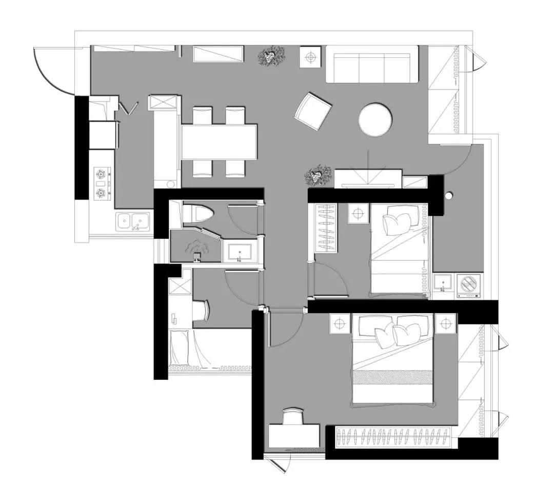 從99㎡小三房到理想宅，她家只用這幾步，學起來！