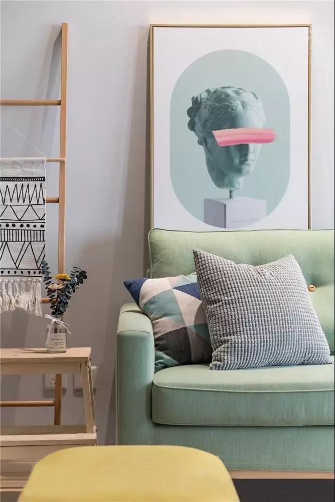 成都夫妻92㎡打造MUJI風，景觀廚房+客廳書房，超實用