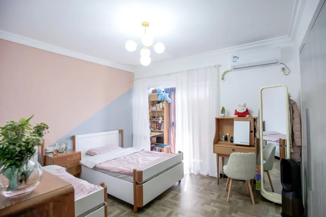 93㎡二居室老房改造，<4㎡也能衛(wèi)浴三分離，媽媽直呼太好用了！