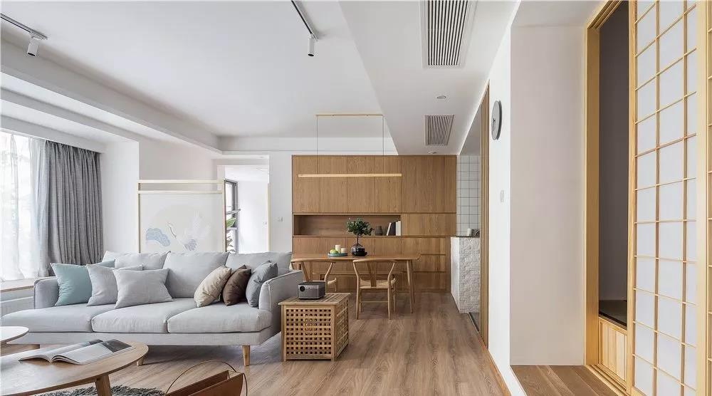 成都105㎡原木二人居|家庭影院、客廳飄窗、獨立茶室，清新又精致！