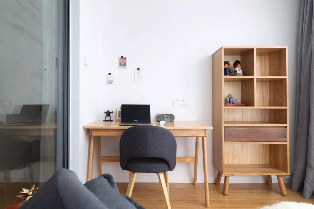 廣州97㎡老房逆襲記|書房搬進臥室，每1㎡都不浪費