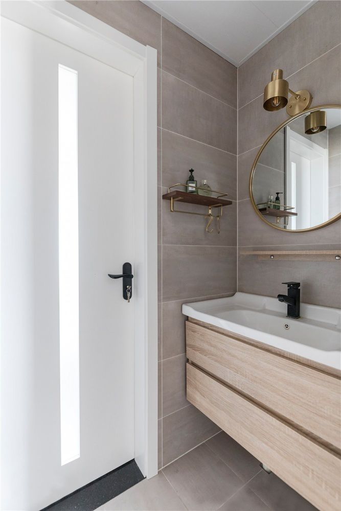 成都夫妻92㎡打造MUJI風，景觀廚房+客廳書房，超實用