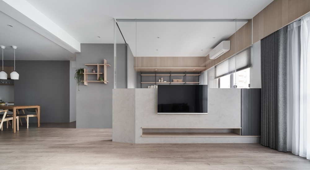 124㎡「自然環(huán)保」的家，獨(dú)立衣帽間+陽光書房，清爽又自在