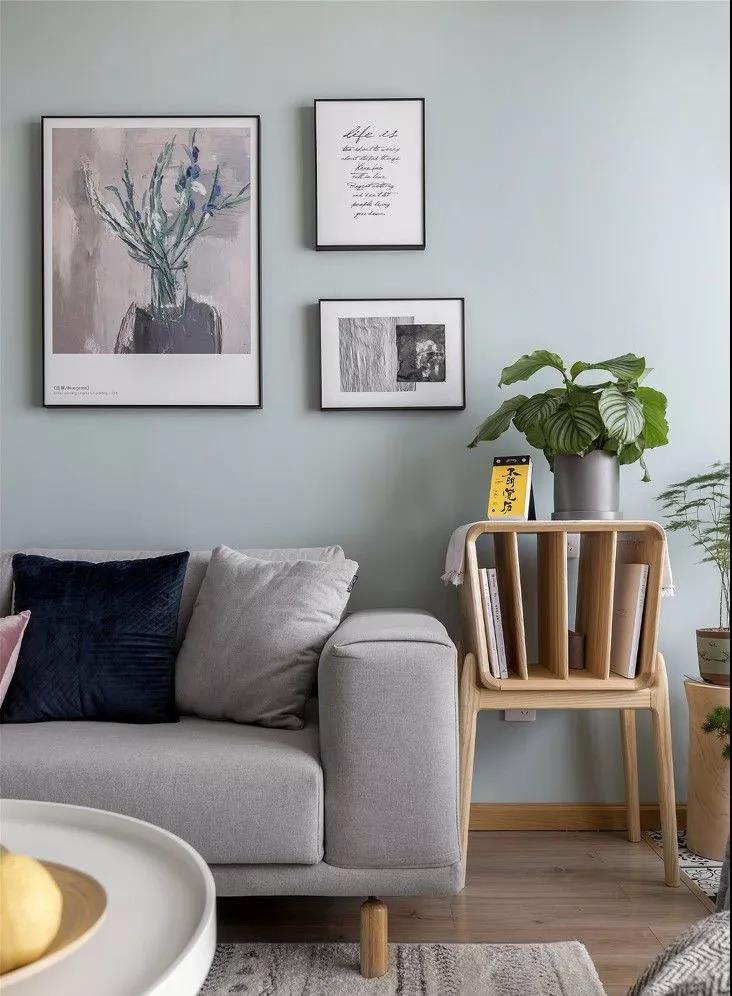 原木風+北歐綠植，魔都夫妻93㎡小二居用心規劃，越住越大