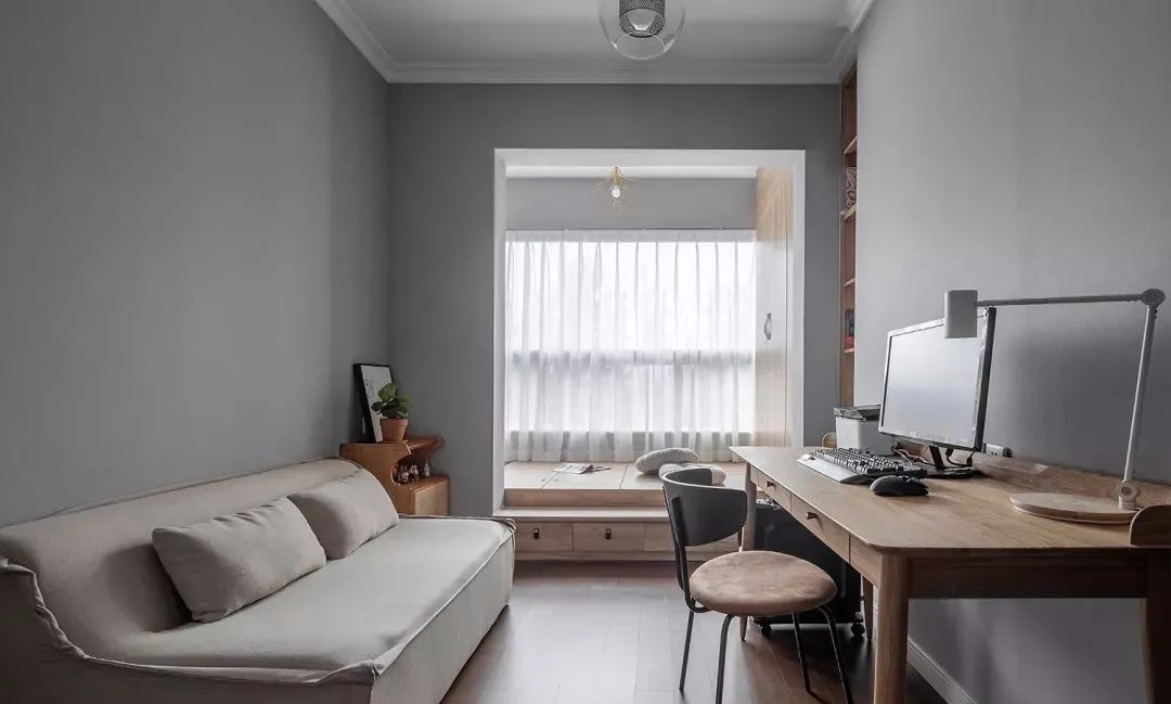 書(shū)房+榻榻米陽(yáng)臺(tái)，這套113㎡北歐宅入住十年不過(guò)時(shí)